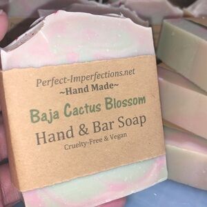 New Refreshing Baja Cactus Blossom Hand Body and Bar Soap Handmade Coming Soon